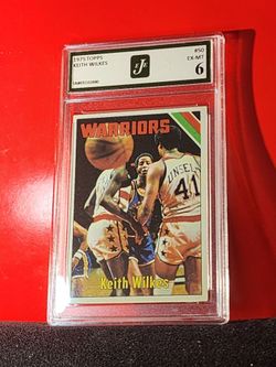 1975-76 topps #50 Keith Wilkes  Golden State Warriors Rookie HOF EJE 6