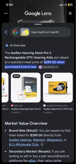 Otc hearing aid Atom pro 2