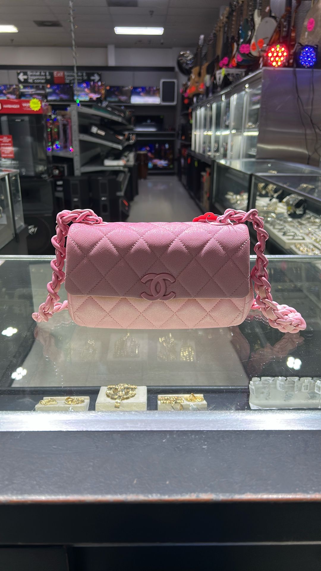Pink Chamber Purse