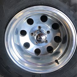 5 Lug 15X10 Chevy Wheels 31x10.50-15