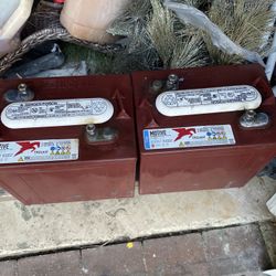 2 Used Battery Trojan