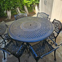 Round Aluminium Patio Set/Outdoor Furniture/outdoor Dining Set/Cash Only 