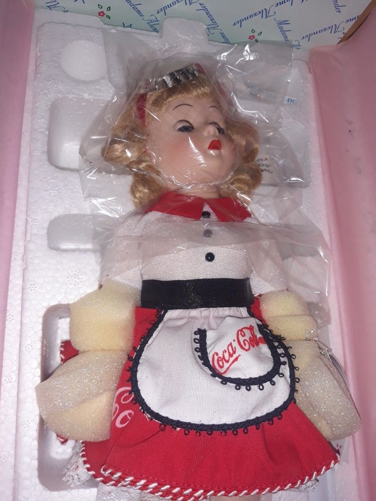 Coca-Cola Collectible Porcelain Doll