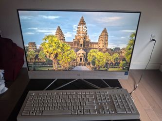 HP All-in-One Desktop Computer with Keyboard