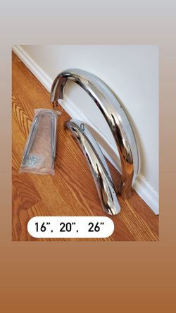 20” And 26” Complete Set Fenders… $33…. If U Want Twisted BRACES IT’S $15 For each Twisted Braces… Pick up temple city Ca