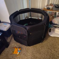 Dog Playpen With Zipper Door