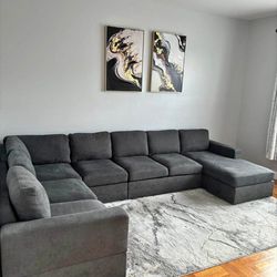 Dark Sectional Available 
