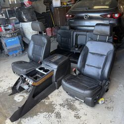 2014-2018 GMC Sierra/silverado Seats Black Leather Parts