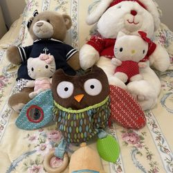 Christmas Stuff Animal Toys, 6 Assorted Sizes