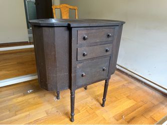Vintage 1930s imperial Grand Rapids solid mahogany Martha, Washington sewing cabinet