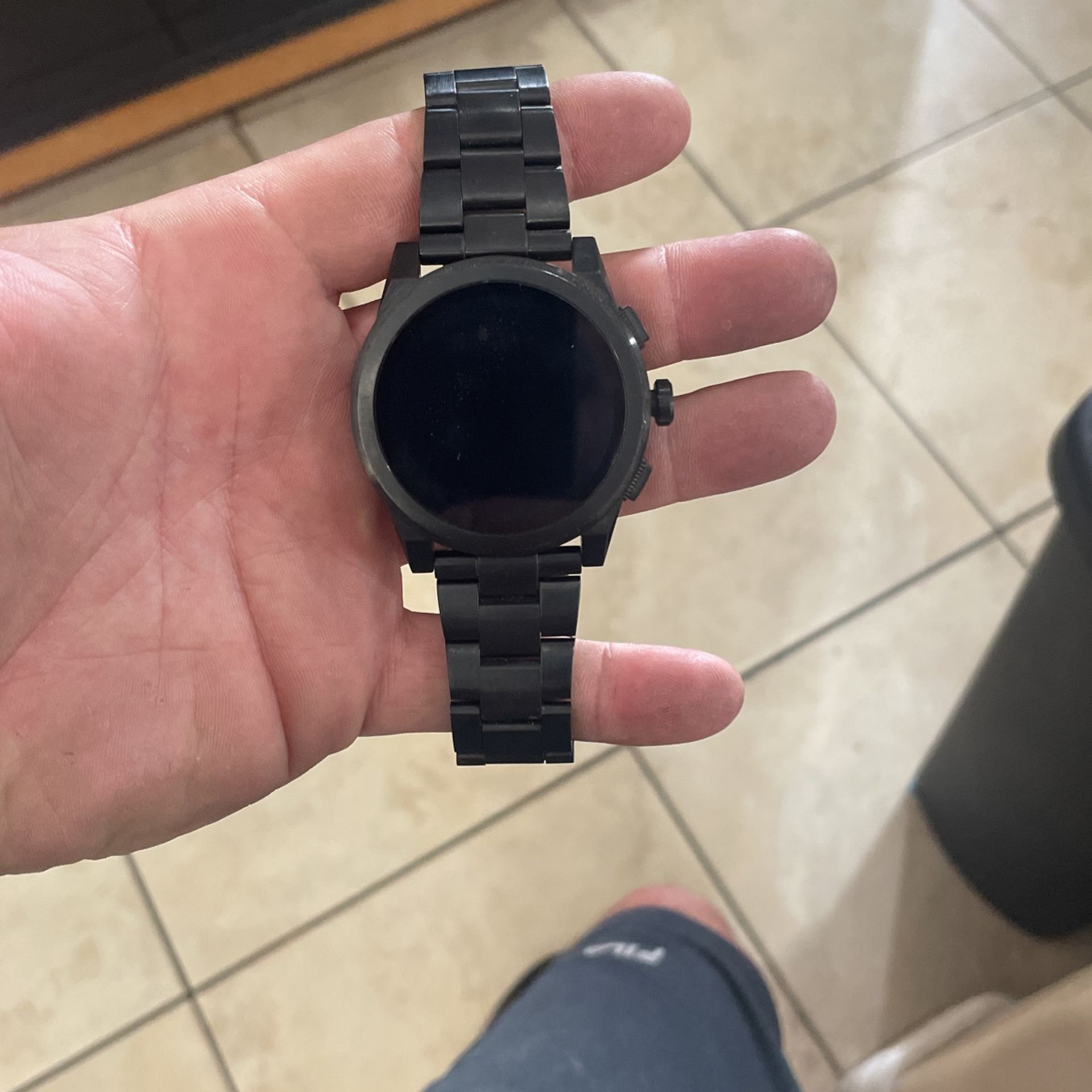 Michael kors mkt5029 grayson smartwatch in black best sale