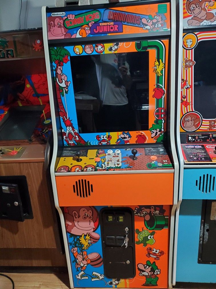 Donkey Kong Donkey Kong jr Mario Bros arcade machine