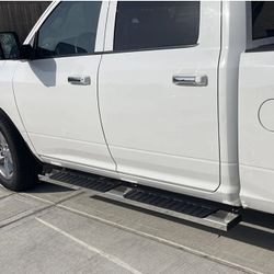Pair 2019-2023 Ram 1500 6” Running Boards Side Steps set Quad Cab and Extended Cab