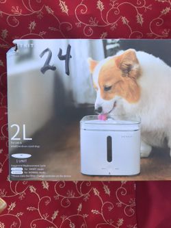 A new water fountain for pet