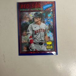 Roman Anthony 2026 Topps Heritage Chrome Burgundy Sparkle #86 Red Sox Rookie RC