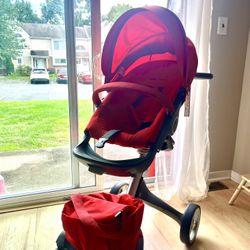 Stokke Xplory Stroller - Red | Excellent Condition