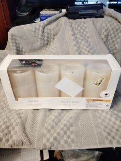 Threshold LED Pillar Candle Set