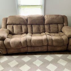 Suede Couch  