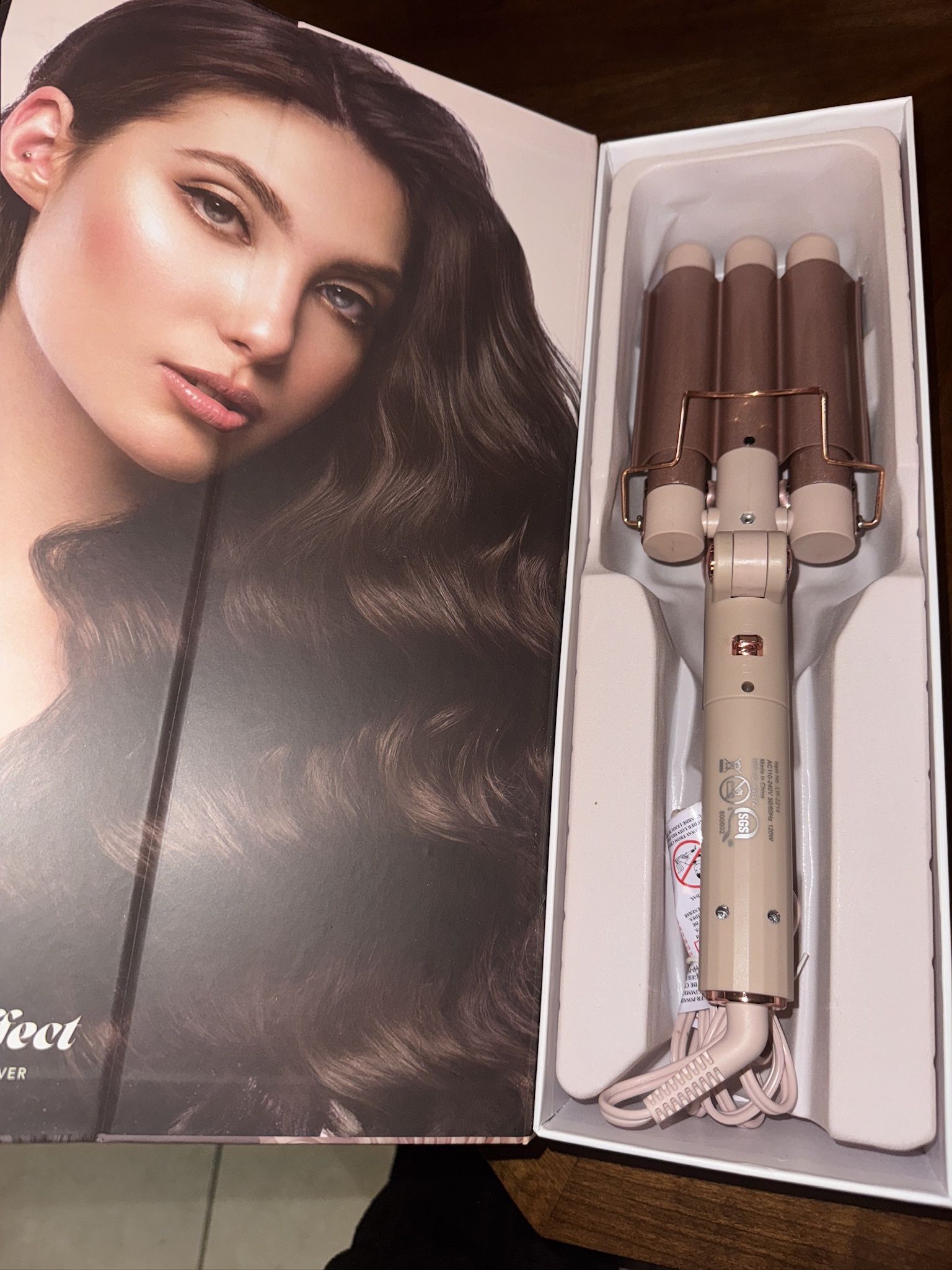 Ripple Effect Curling Iron
