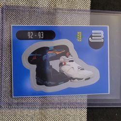Michael Jordan #SU12 1998 International Sticker Card