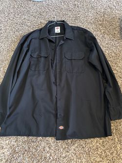 Dickies Long Sleeve Work Shirt Size Large