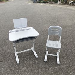 Kids Work Desk And Chair