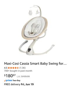 Baby swing
