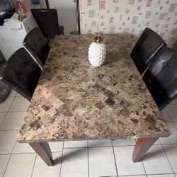 Granite Table Set