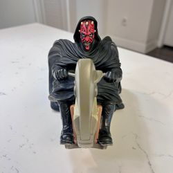 Star Wars: Episode I The Phantom Menace Vintage Darth Maul Sith Speeder 1999 Coin Bank