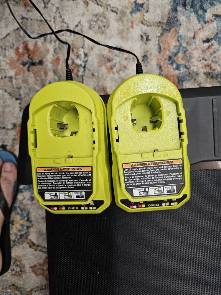 2 Ryobi Chargers