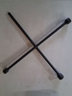 Cross tire iron wrench