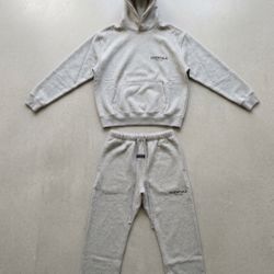 Dark Oatmeal Essentials Hoodie 