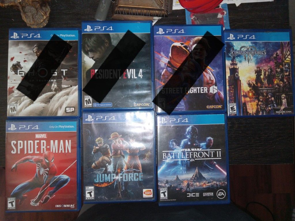 Ps4 Games For Sale!