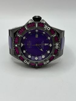 Invicta Automatic Diver Watch Purple Dial