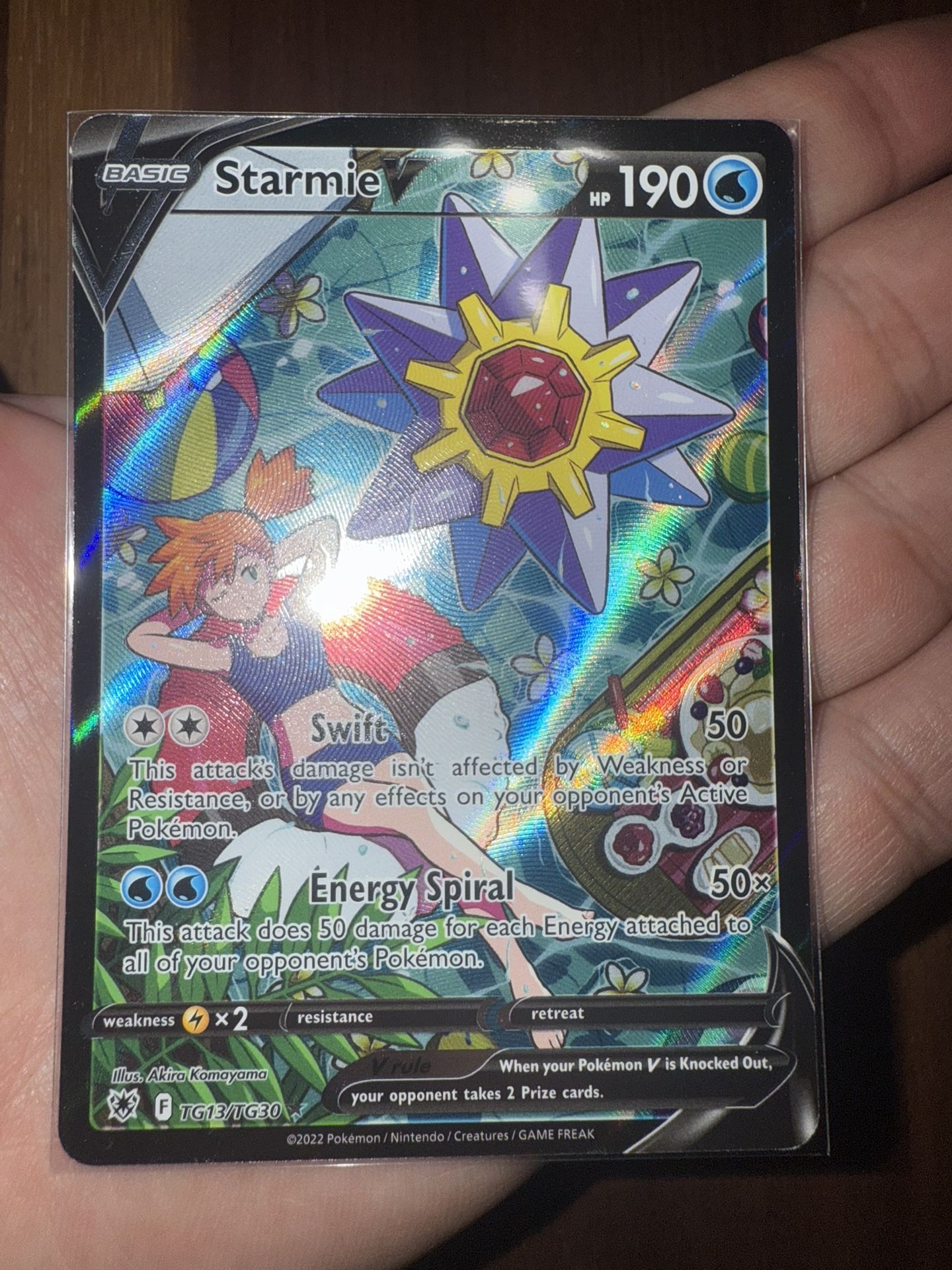 NM Pokemon Starmie V Trainer Galley 13