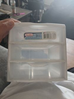 Sterilite 3-Drawer Small Storage Organizer