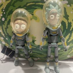 Funko Rick And Morty Space  Both figures East Mesa Signalbutte and Elliot