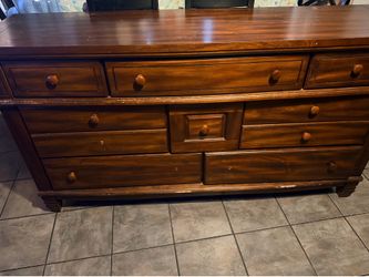 Brown dresser