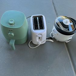Air Fryer, Toaster , Rice Cooker Etc. 