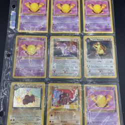 Lot Of 18 Wizards Of The Coast Pokemon Cards Rare Uncommon Lightly Played
