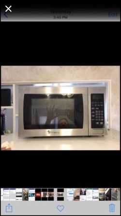 Microwave - chrome - Magic Chef