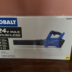 24volt Max Brushless Kobalt Leaf blower