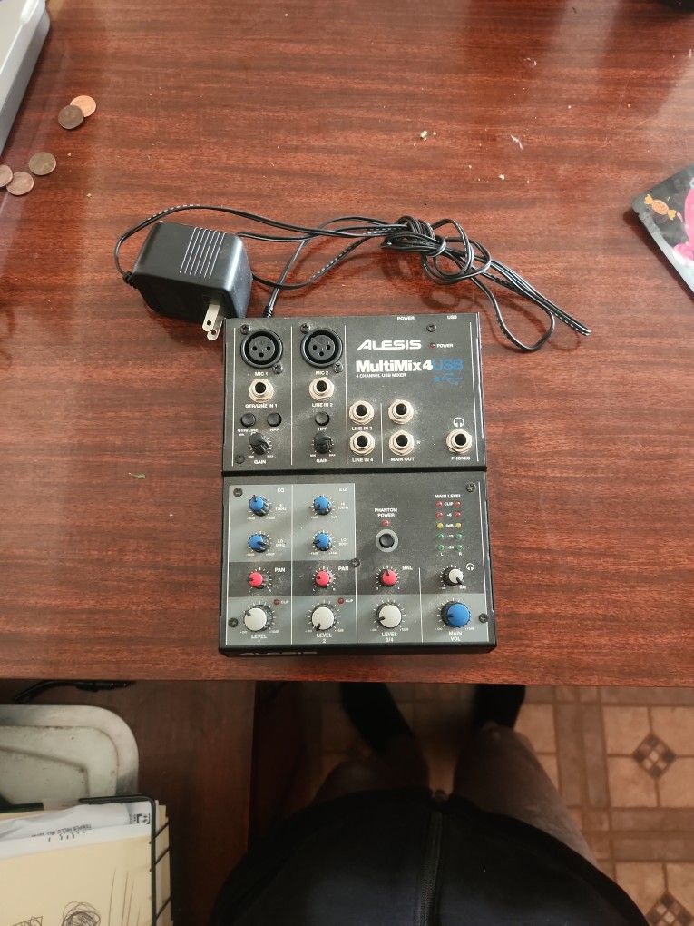 Alesis Multimix4 USB 4 Channel Mixer