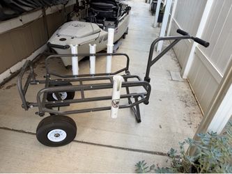 Beach Pier Surf Fishing Cart Collapsable Jawbone