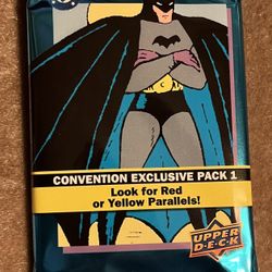 SDCC 2025 Upper Deck DC Trading Cards Convention Exclusive Pack 1