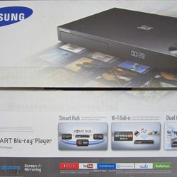SAMSUNG BD-FM59C 3D SMART Built-In WiFi Blu-Ray/DVD/CD Player NEW