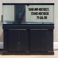 75 Gal Reef Ready Fish Tank 