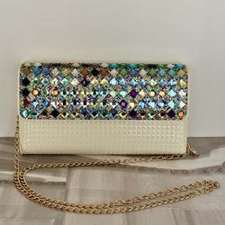 Jeweled Crossbody Shoulder Bag 