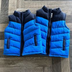 Boys Gymboree Puffer Vest XS and Small