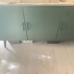 Forest Green 63 Inch Credenza/sideboard/buffet